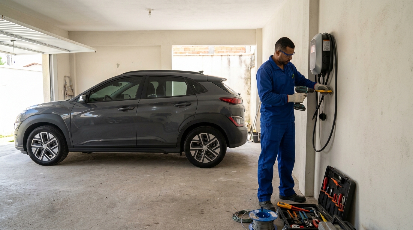 Instalação de Carregador de Carro Elétrico em atendimento Perto de Mim