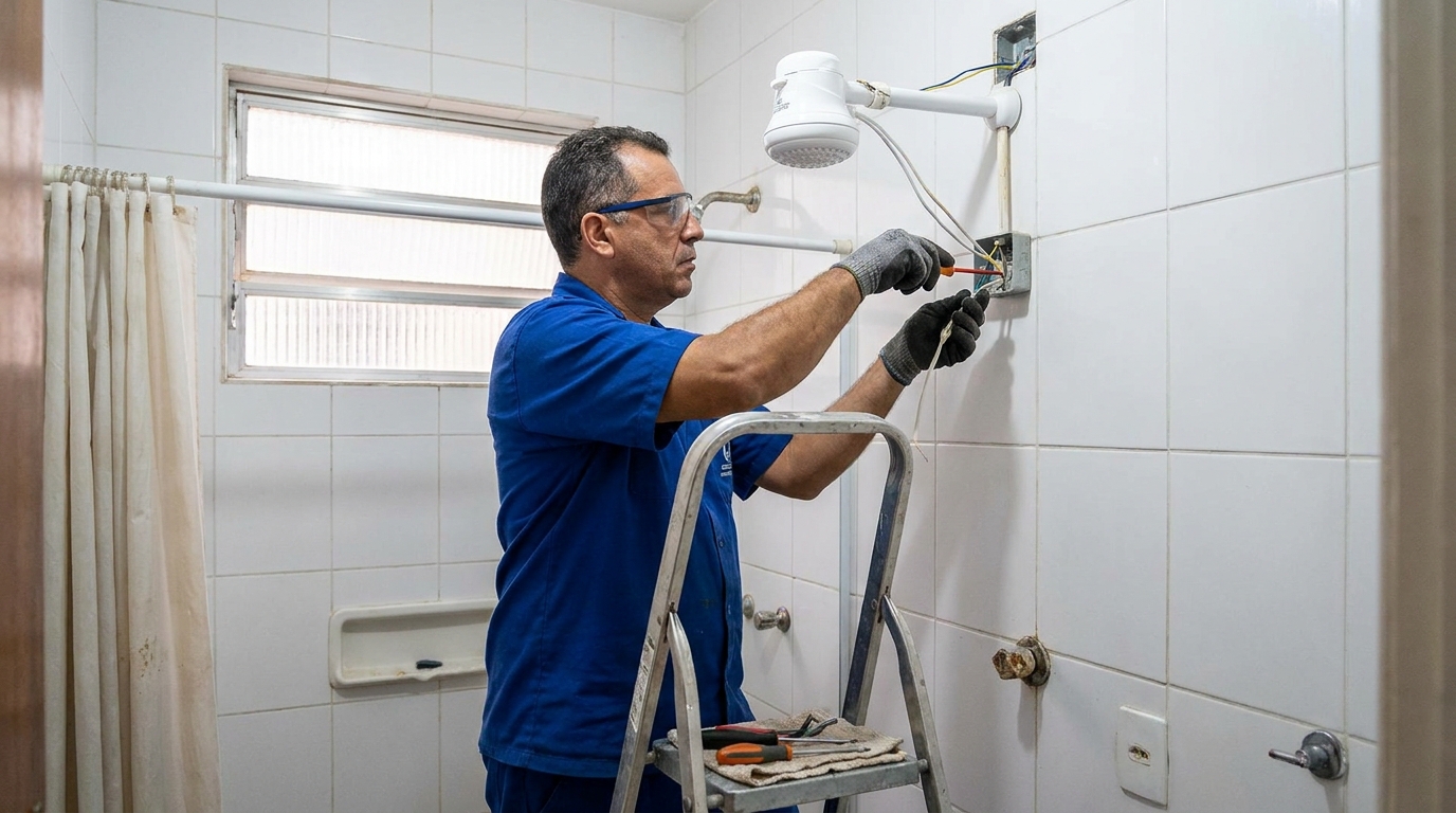 Instalação de Chuveiro Elétrico Perto de Mim