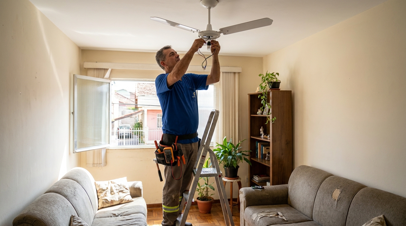 Instalação de Ventilador de Teto Perto de Mim